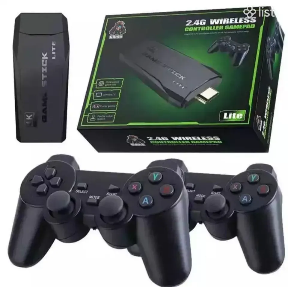 Игровая приставка Game Stick Lite 64 GB, 4K 10 + Ретро Игр - Gaming  Consoles - List.am