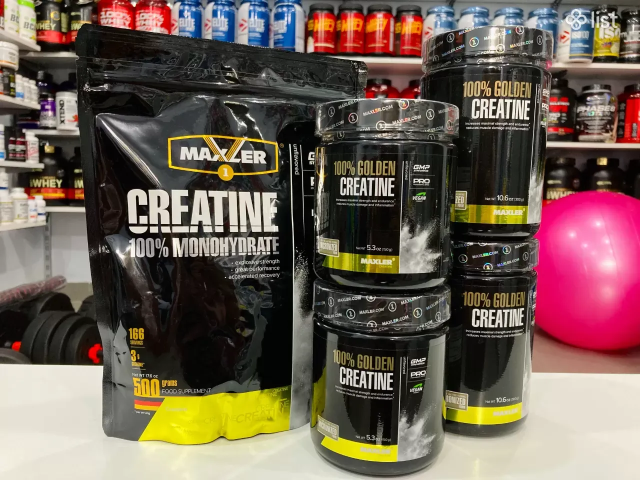 Buy 100% Golden Creatine - Maxler Creatine