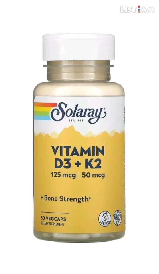 Solaray Vitamin D3 +