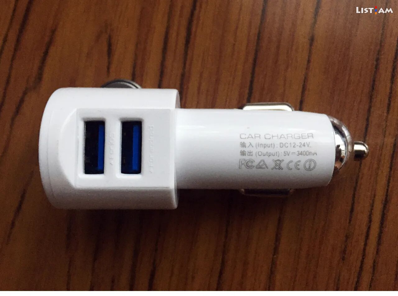 Car charger 3,4A