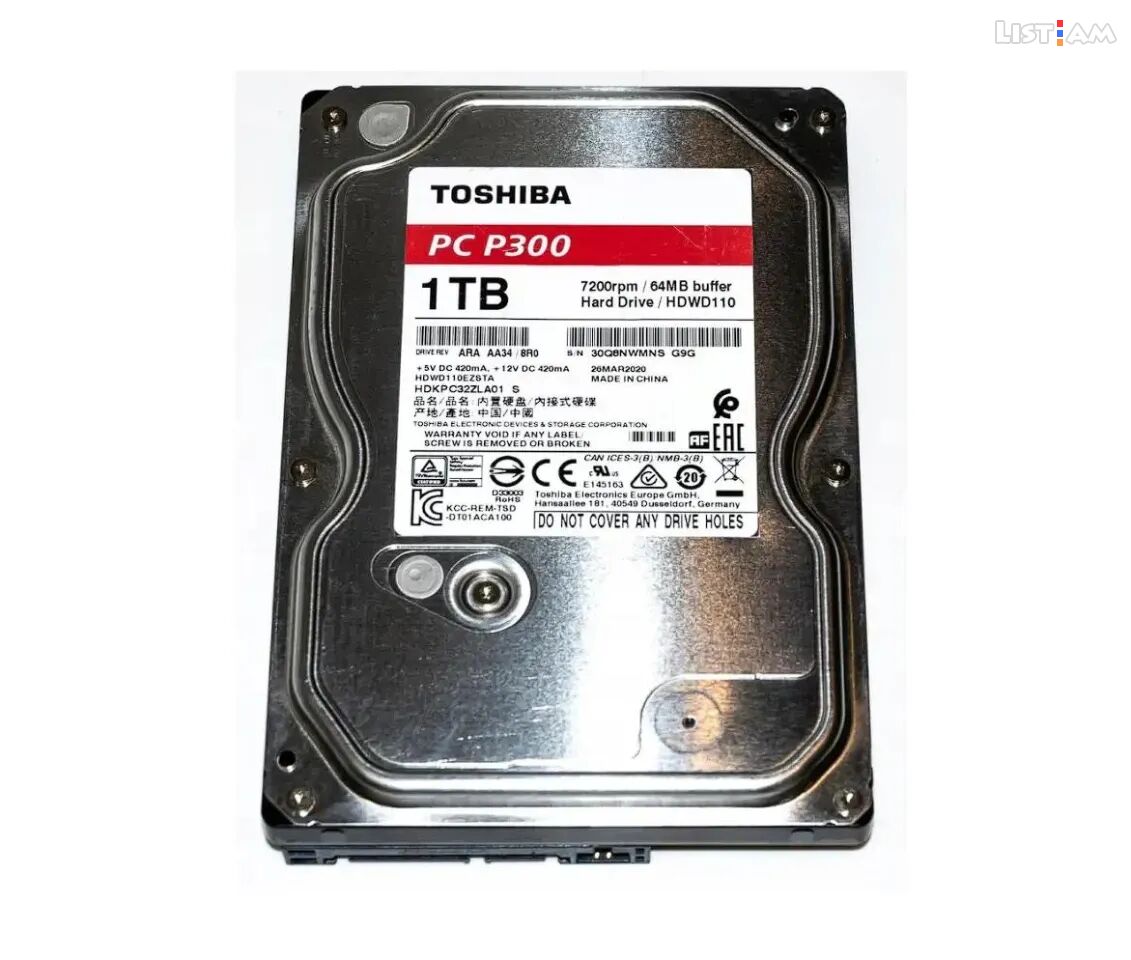 HDD 1Tb Toshiba PC