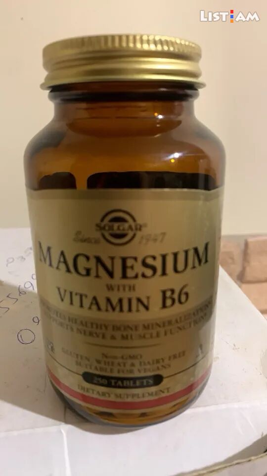 Solgar magnesium b 6
