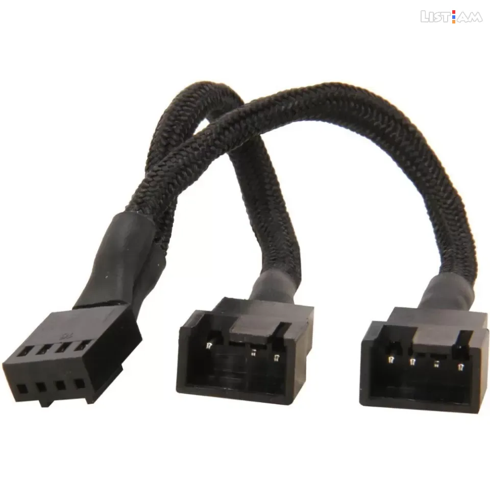 Booth pude Muldyr 4 Pin PWM Splitter Cable 4Pin PWM Female To 3/4 Pin PWM Adapter Cable For  Computer CPU Case FaN - Computer Parts - List.am