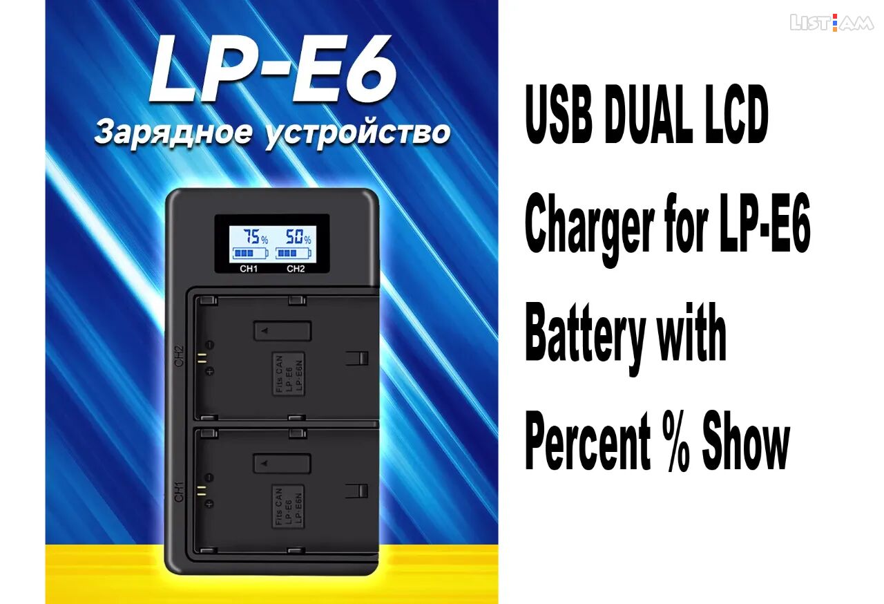 Dual USB LCD Charger
