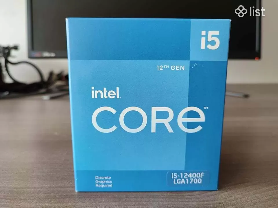 Intel Core i5-12400F - Core i5 12th Gen Alder Lake 6-Core 2.5 GHz LGA 1700  65W Desktop Processor - BX8071512400F