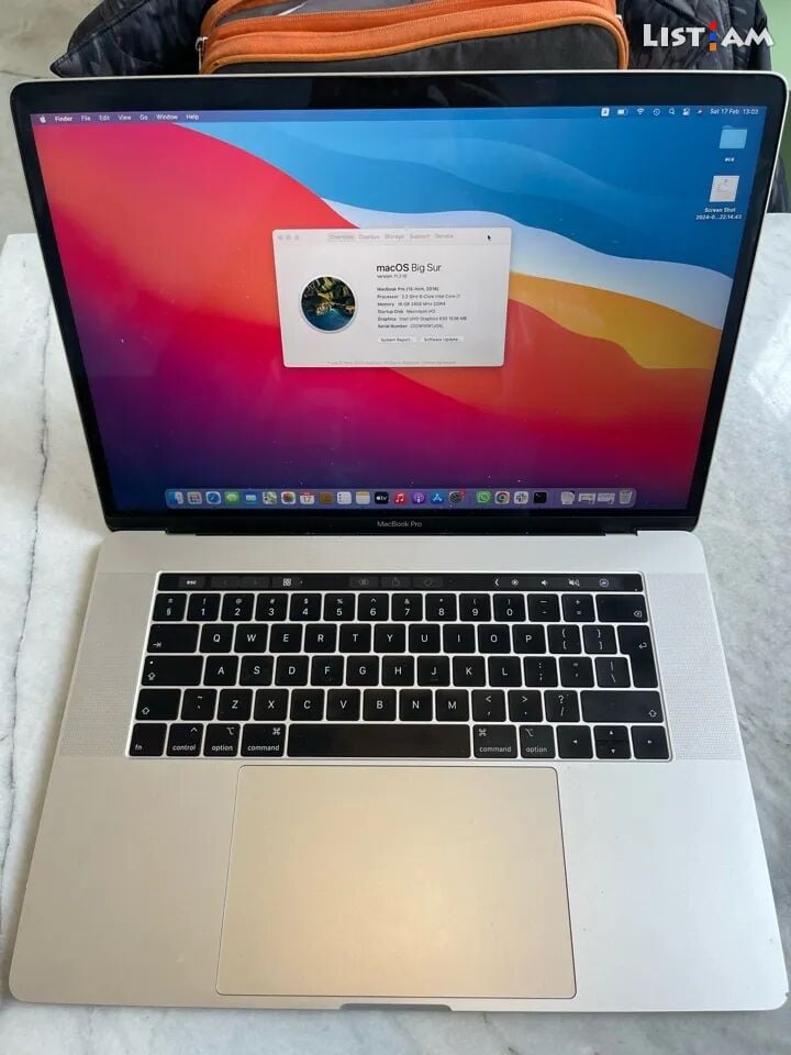 Macbook Pro 2018 15