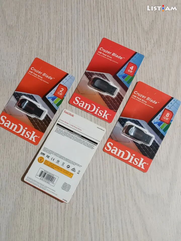 SanDisk 2, 4, 8 GB
