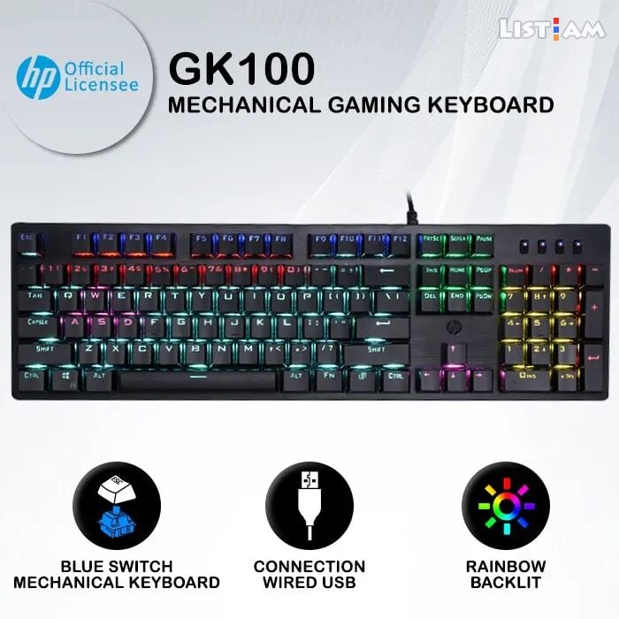 HP GK100 Wired Full