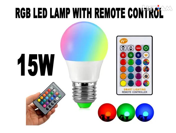 RGB Led Lamp 15W E27