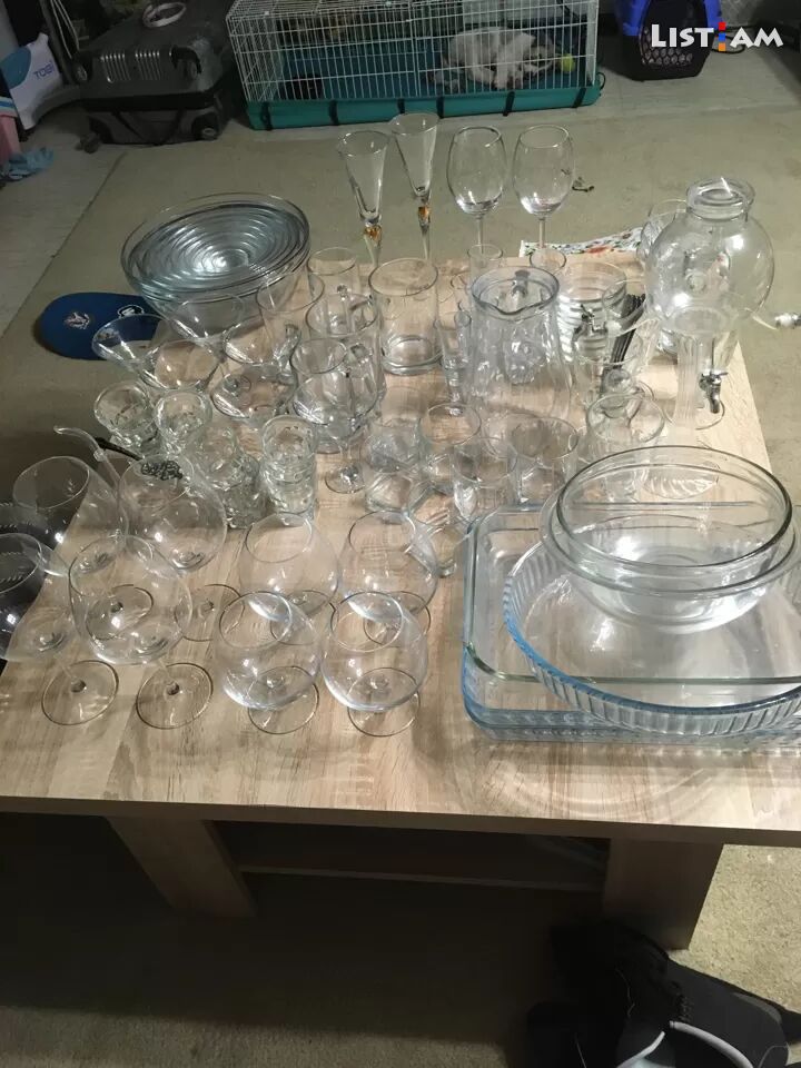 Glassware lot HUGE