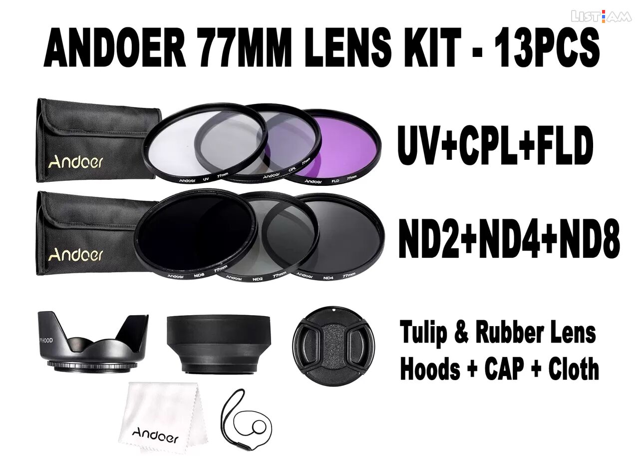Lens Filter Kit 77mm