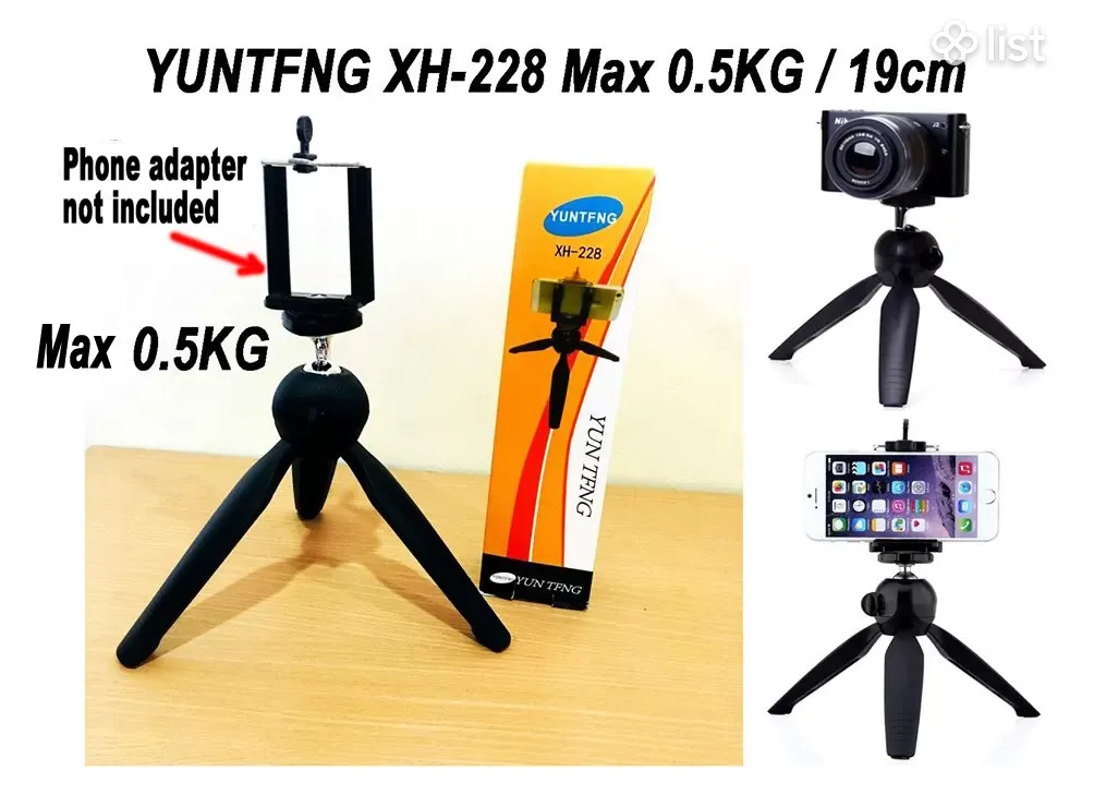 Mini Tripode Yun tfng XH-228 – Andino Tech