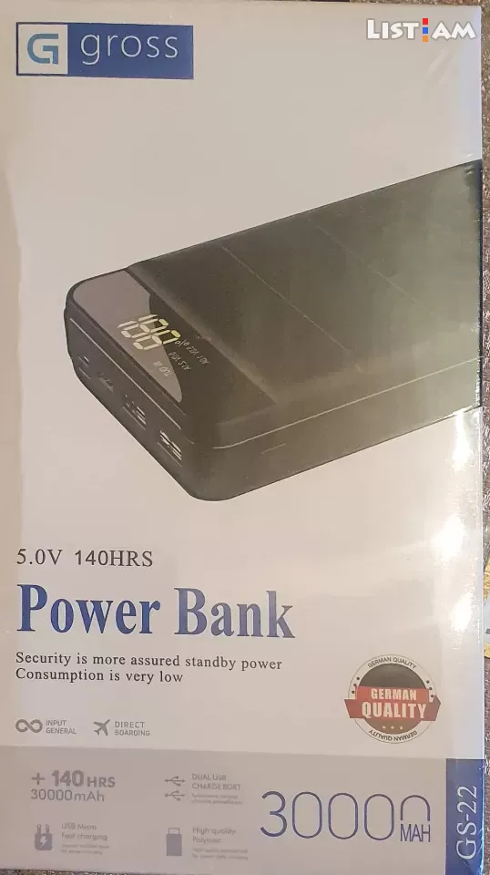 Power Bank Gross 30.000 mah - Phone Accessories and Parts 