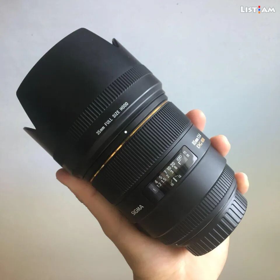 Sigma 85mm 1.4 for