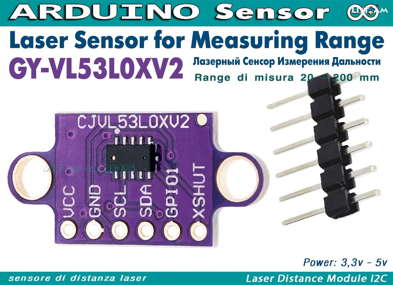 GY-VL53L0XV2 Sensore