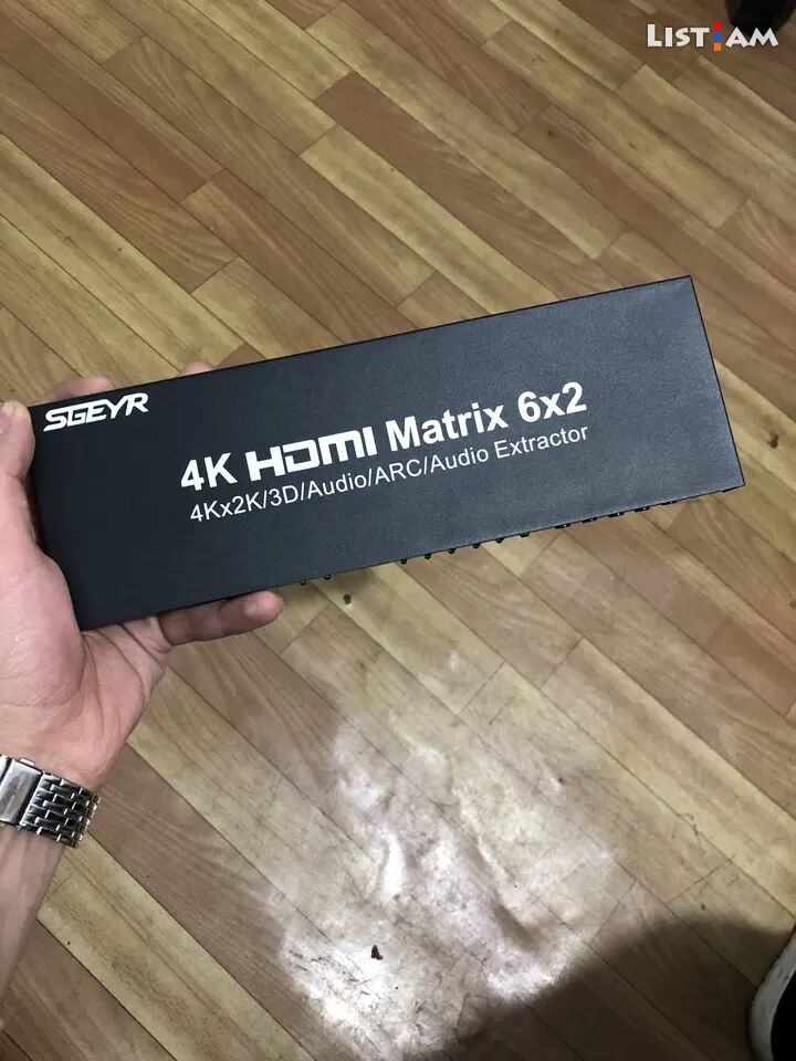4K HDMI Matrix 6x2