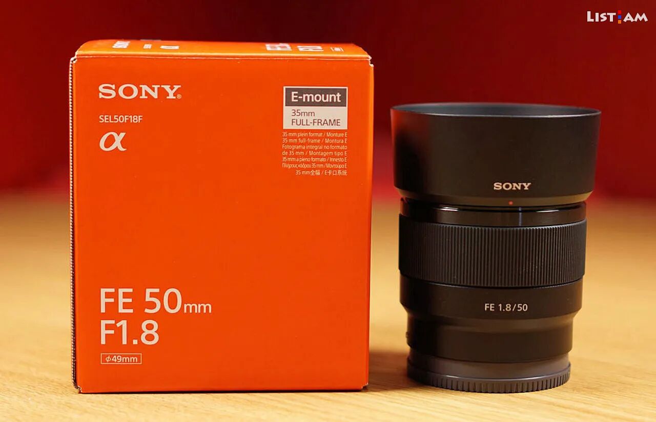 Lens Sony FE 50mm