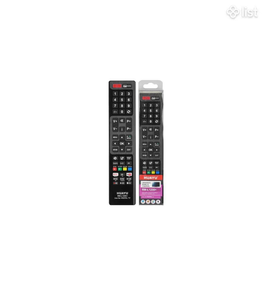 Հեռակառավարման վահանակ Vestel Remote Control универсальный пульт для Sony  TV RM-L1200 + - ТВ и видео аксессуары - List.am