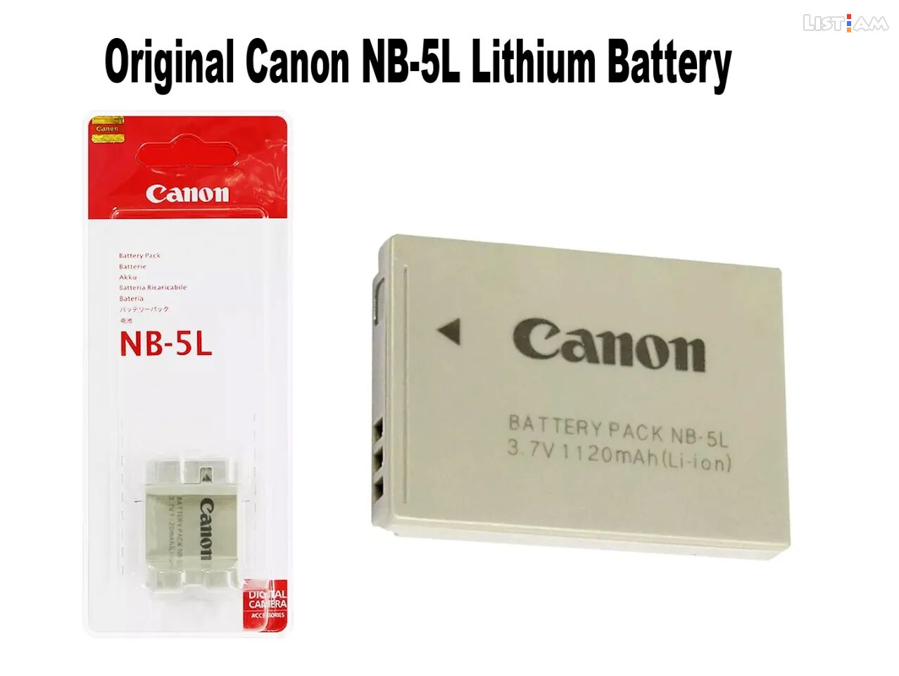 Original Canon NB-5L