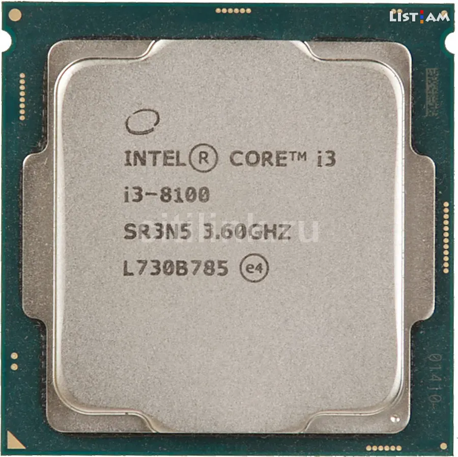 Intel core i3-8100 - Computer Parts - List.am