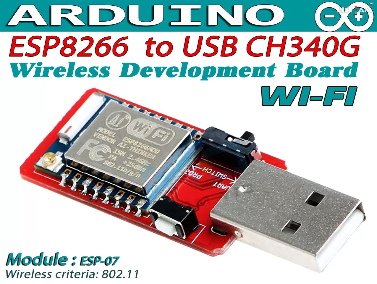 ESP8266 To CH340 USB