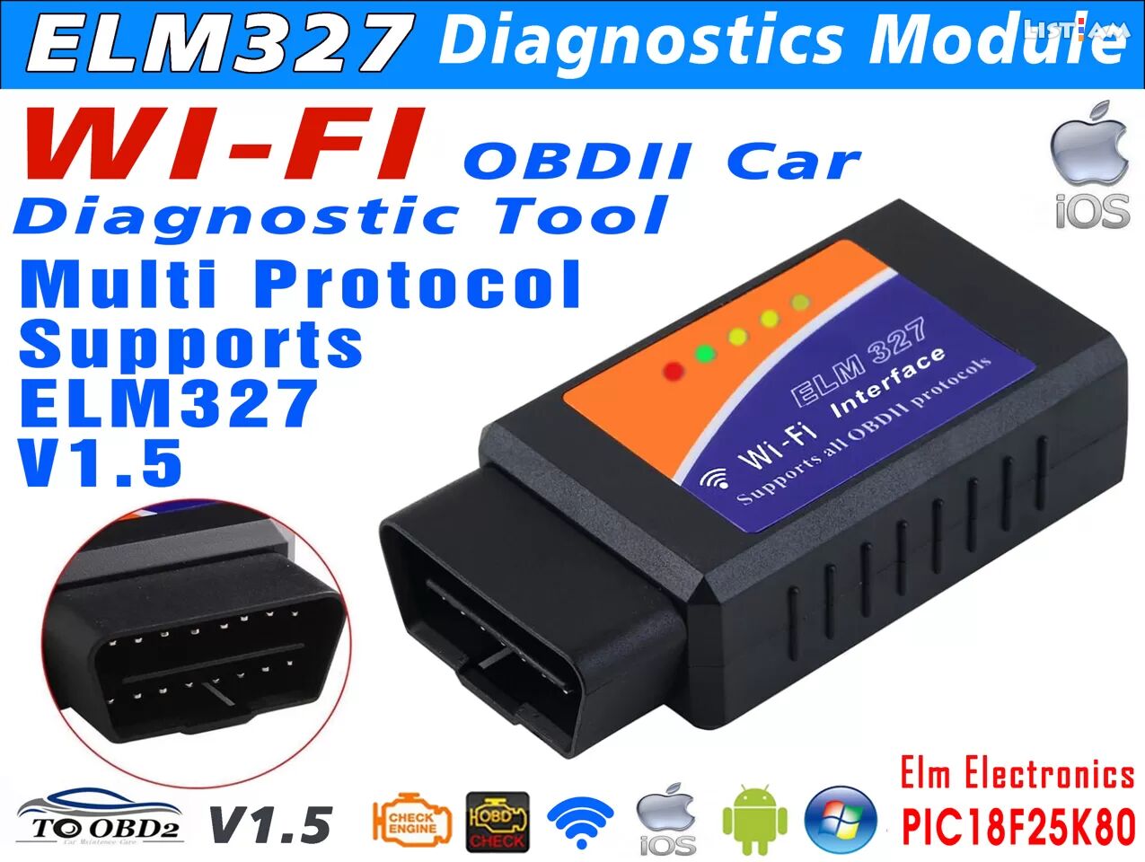 ELM327 WI-FI v1.5