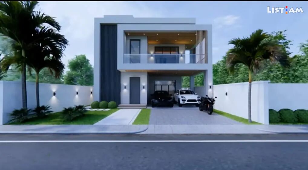 Two story house in