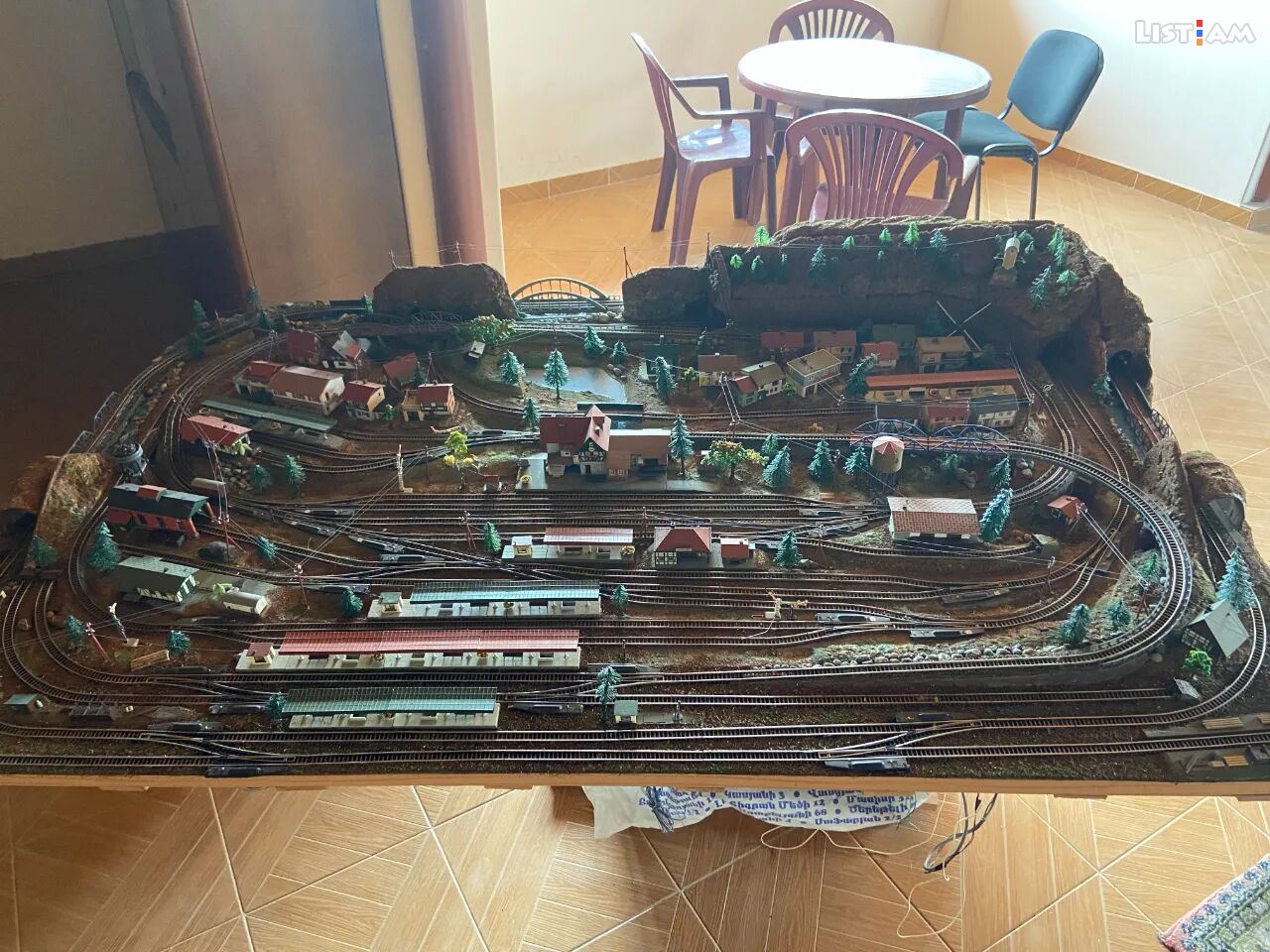 Layout N scale Maket