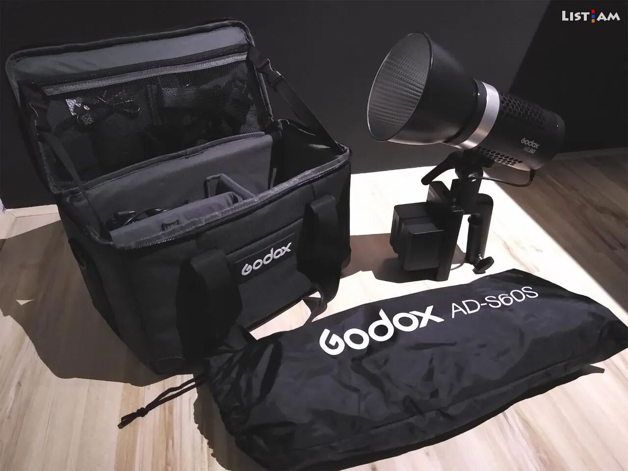 Godox ML60 + softbox