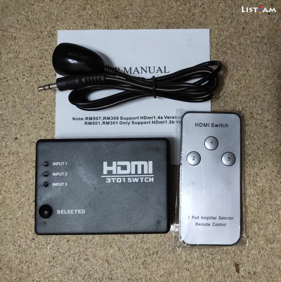 HDMI Switch 3 to 1.