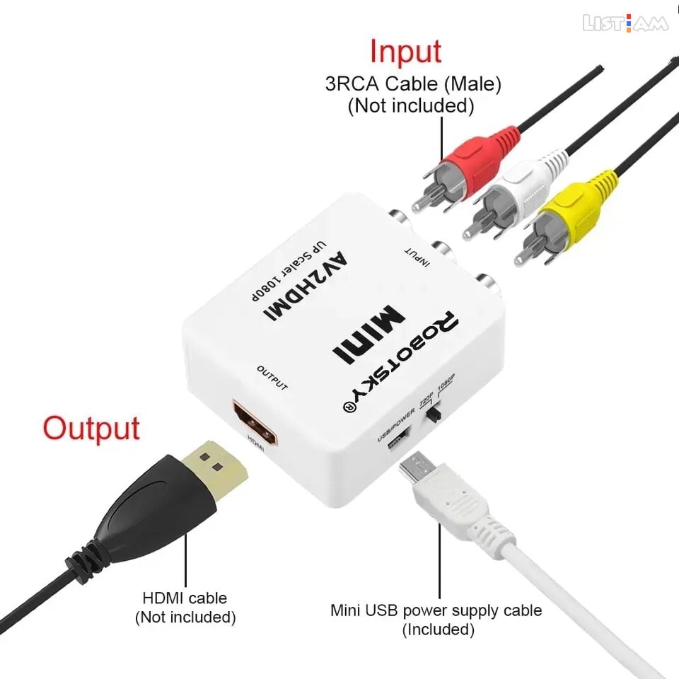 AV to HDMI adapter