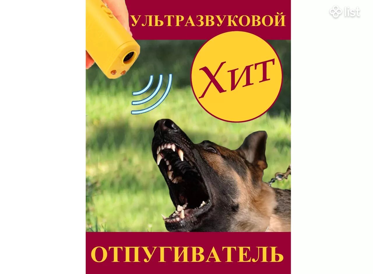 Ультразвуковой Отпугиватель Собак, Дрессировка Собак + фонарь - Уже Есть в  наличии - Товары для собак - List.am