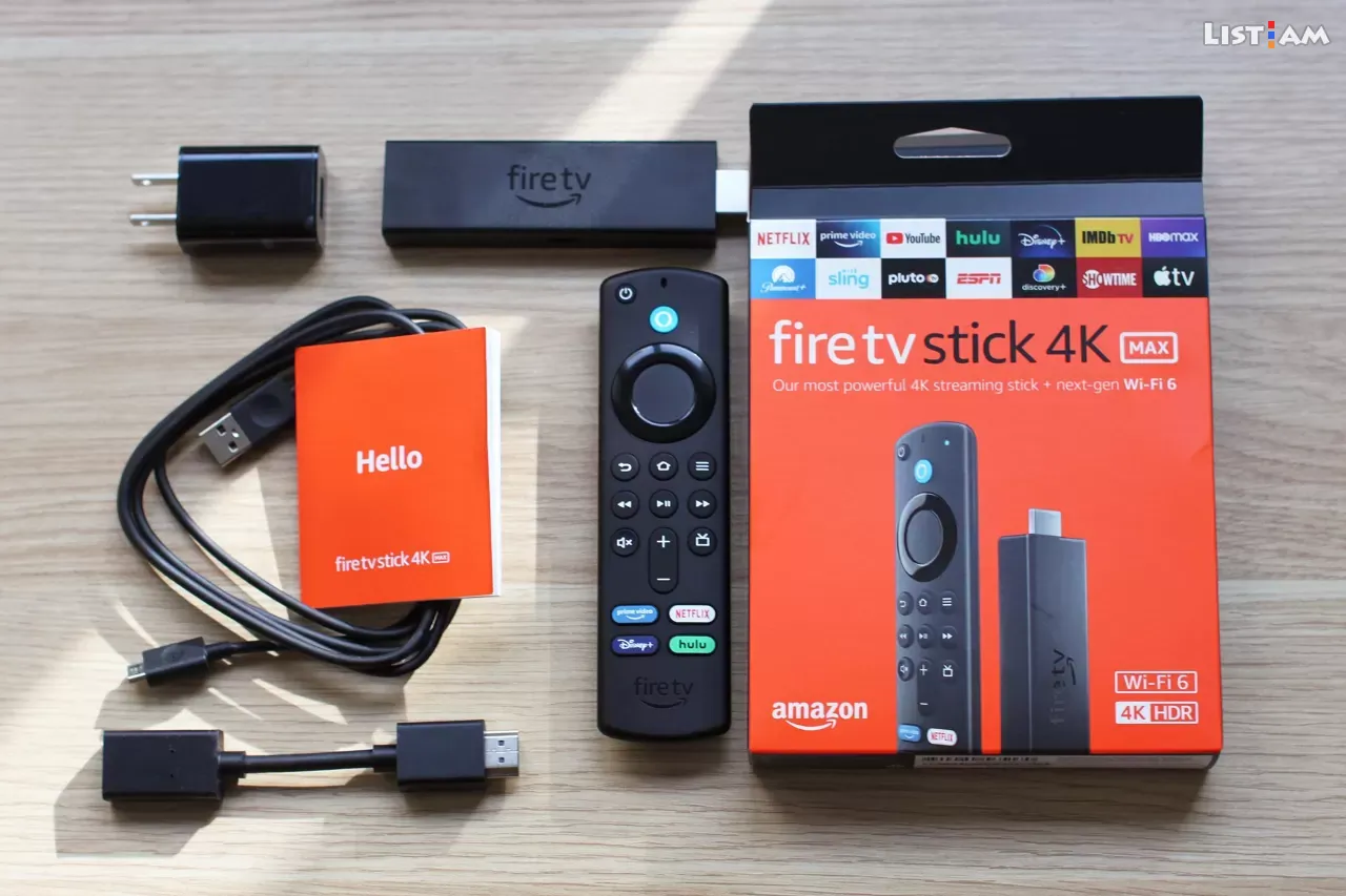 Fire TV Stick 4K, Brilliant 4K Streaming Quality, TV and Smart