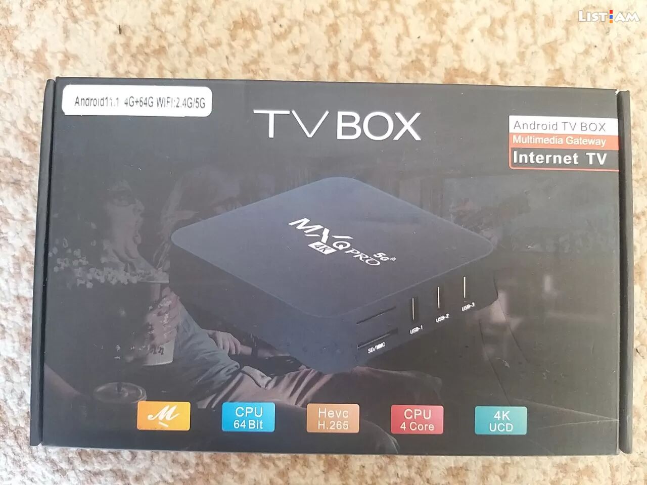Tv box 8gb 128gb